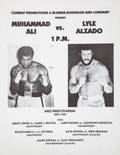 MUHAMMAD ALI VS LYLE ALZADO 1979 EXHIBITION FIGHT PROGRAM