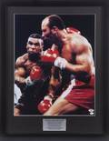 MIKE TYSON SIGNED PHOTOGRAPH VS JAMES BONECRUSHER SMITH