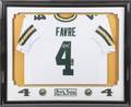 BRETT FAVRE SIGNED AND FRAMED GREEN BAY PACKERS JERSEY