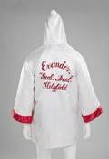 EVANDER HOLYFIELD VS ADILSON RODRIGUES FIGHT WORN ROBE