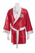 EVANDER HOLYFIELD OWNED AND SIGNED CAESARS PALACE ROBE