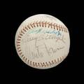 BASEBALL HALL OF FAME INDUCTEES SIGNED BASEBALL