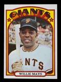 WILLIE MAYS 1969 AND 1972 TOPPS CARDS