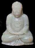 160 GOOD PALE CELADON JADE BUDDHA