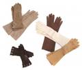 CYD CHARISSE BROWN TONE VINTAGE GLOVES