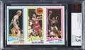 LARRY BIRD  JULIUS ERVING  MAGIC JOHNSON 198081 TOPPS ROOKIE CARD GRADED BVG 75