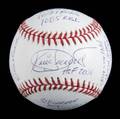 KIRBY PUCKETT SIGNED AND MULTIINSCRIBED LIMITED EDITION STAT BALL BASEBALL