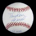 TONY PEREZ SIGNED AND MULTIINSCRIBED LIMITED EDITION STAT BALL BASEBALL