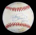 MIKE SCHMIDT SIGNED AND MULTIINSCRIBED LIMITED EDITION STAT BALL BASEBALL