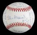 STAN MUSIAL SIGNED AND MULTIINSCRIBED LIMITED EDITION STAT BALL BASEBALL