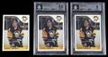 MARIO LEMIEUX 198586 TOPPS GRADED ROOKIE CARD GROUP