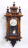 176 CONTINENTAL FRUITWOOD WALL CLOCK
