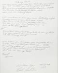 CARL PERKINS HONEY DONT HANDWRITTEN LYRICS