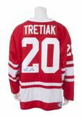 VLADISLAV TRETIAK SIGNED SOVIET UNION NATIONAL HOCKEY TEAM JERSEY