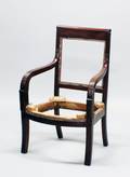 150 EMPIRE MAHOGANY BERGERE FRAME