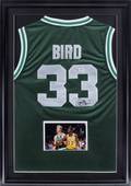 LARRY BIRD SIGNED BOSTON CELTICS JERSEY