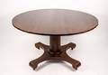Classical Style Mahogany Circular Center Table