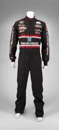 CHOCOLATE MYERS DALE EARNHARDT CREW WORN  SIGNED FIRE SUIT