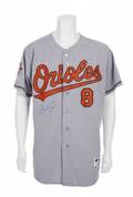 CAL RIPKEN JR SIGNED BALTIMORE ORIOLES JERSEY