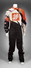 TONY STEWART SIGNED 2003 PIT CREW WORN FIRE SUIT