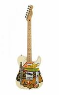 CHICAGO BLACKHAWKS NHL FENDER TELECASTER