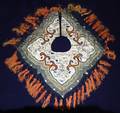 153 RARE EMBROIDERED SILK COLLAR