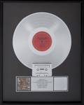 BIG BROTHER AND THE HOLDING COMPANY PLATINUM RECORD AWARD