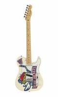 COLUMBUS BLUE JACKETS NHL FENDER TELECASTER