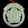 188 JADEITE CHRYSANTHEMUM PENDANT