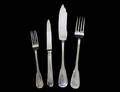 162 THIRTYSIX PIECE CONTINENTAL SILVER PART FLATWARE