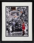 MICHAEL JORDAN SIGNED LAST SHOT PHOTOGRAPH