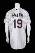 TONY GWYNN CIRCA 200001 SAN DIEGO PADRES GAME WORN HOME JERSEY