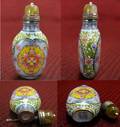 182 FINE ENAMELED GLASS SNUFF BOTTLE