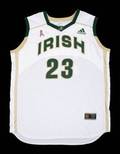 LeBRON JAMES 200203 GAME WORN HIGH SCHOOL BASKETBALL JERSEY
