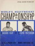 MUHAMMAD ALI VS FLOYD PATTERSON I 1965 OFFICIAL ONSITE FIGHT PROGRAM