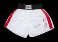 CASSIUS CLAY VS SONNY LISTON I SIGNED CUSTOM CC REPLICA BOXING TRUNKS