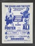 MUHAMMAD ALI VS BOB FOSTER 1972 ORIGINAL FIGHT PRESS KIT