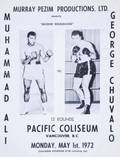 MUHAMMAD ALI VS GEORGE CHUVALO II 1972 OFFICIAL ONSITE FIGHT PROGRAM