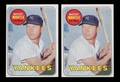 MICKEY MANTLE 1969 TOPPS CARDS