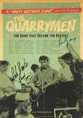 CONTEMPORARY SIGNED QUARRYMEN POSTER