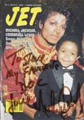 MICHAEL JACKSON SIGNED AND INSCRIBED MAGAZINE