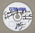 ELTON JOHN COMPACT DISC INSCRIBED TO MUHAMMAD ALI