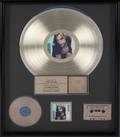 EDDIE MONEY GOLD RECORD AWARD