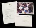 GERALD FORD LETTER AND CARD TO PHYLLIS DILLER