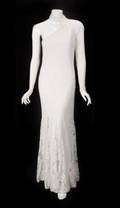 TRAVILLA IVORY JERSEY GOWNS