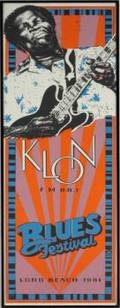 LONG BEACH BLUES FESTIVAL POSTER 