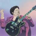 BB KING SIGNED CLAYTON LEFEVRE PAINTING