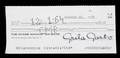 GRETA GARBO SIGNED CHECK