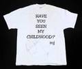 MICHAEL JACKSON SIGNED T SHIRT