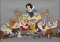 SNOW WHITE AND THE SEVEN DWARFS ANIMATION CEL